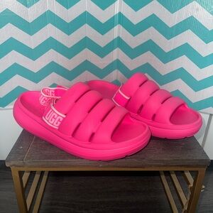 UGG Taffy Pink Sport Yeah Slide Sandal Women's Size 11